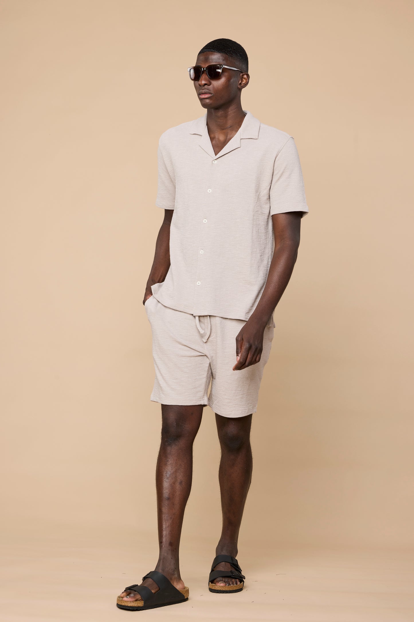 LARENZO SHIRT - LIGHT KHAKI