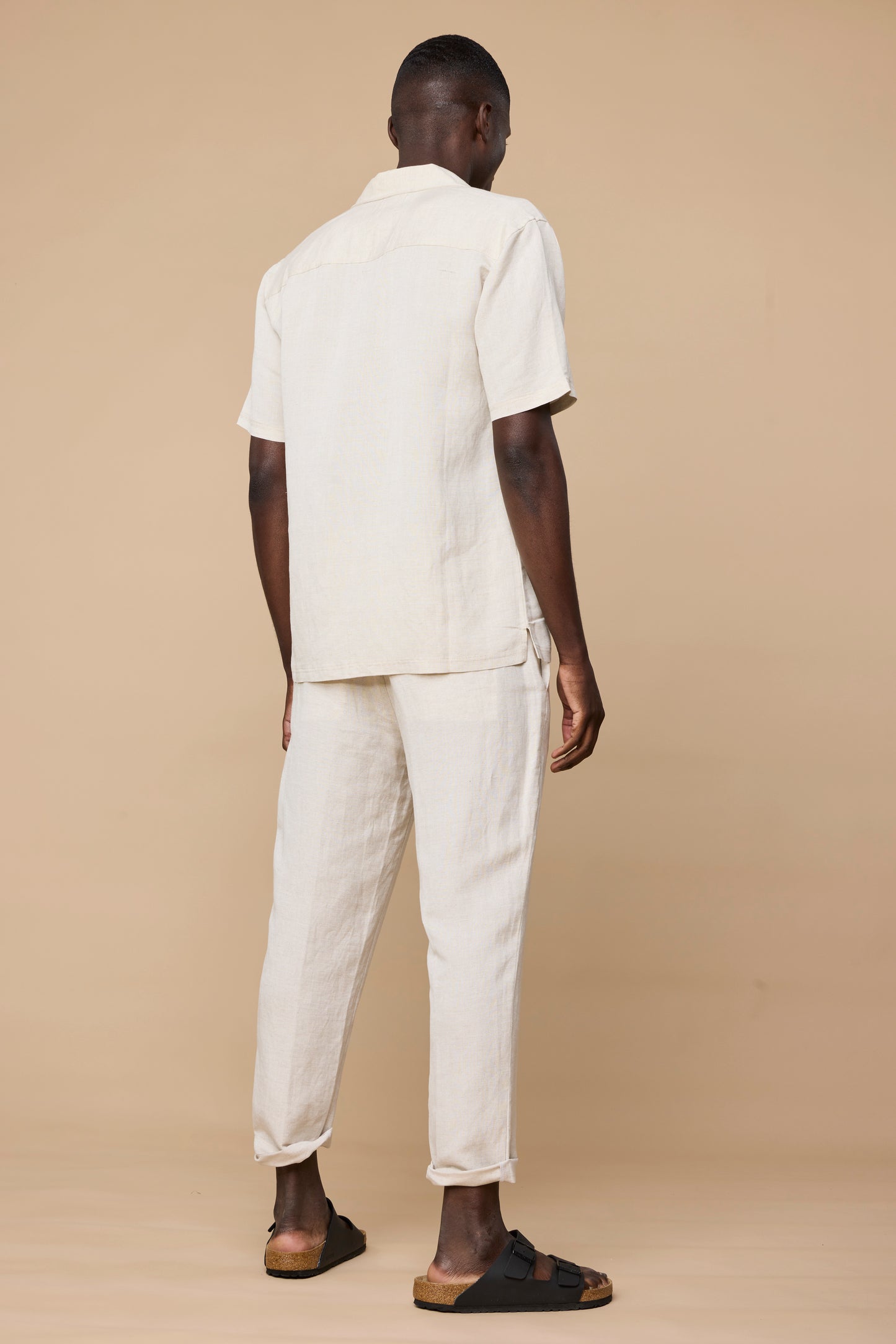 LORENTO LINEN SHIRT - ECRU