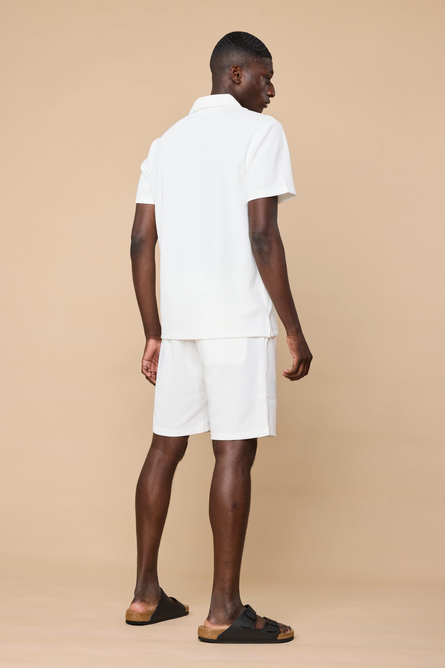 ALONZO ZIP POLO – OFFWHITE