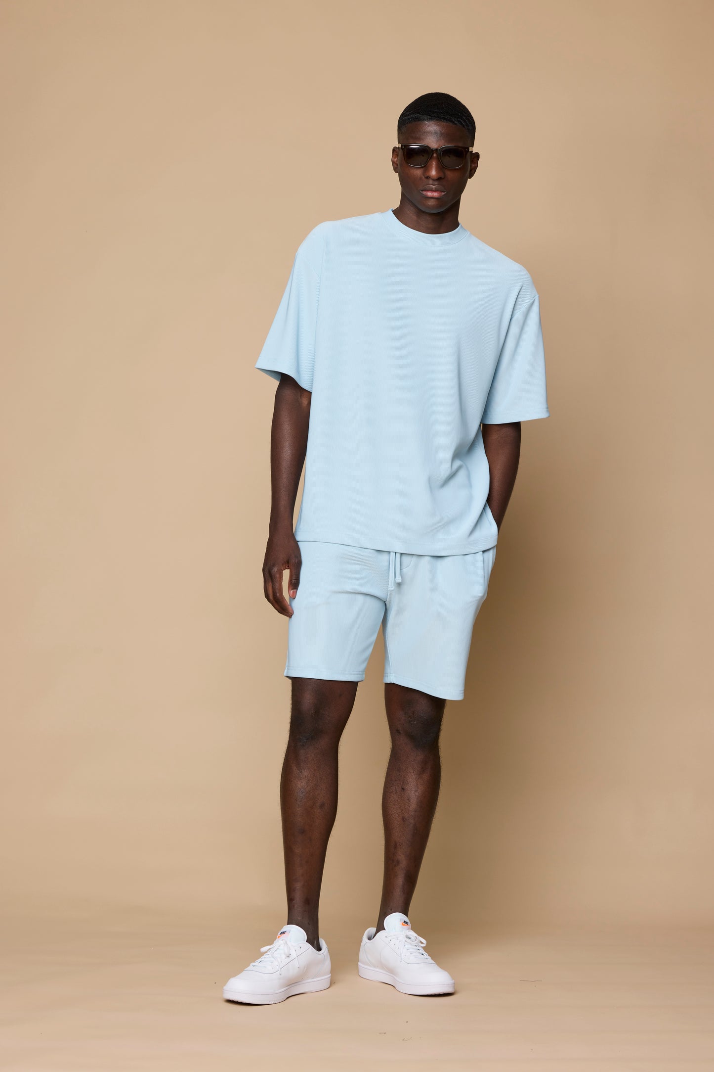 ALONZO T-SHIRT - LIGHT BLUE