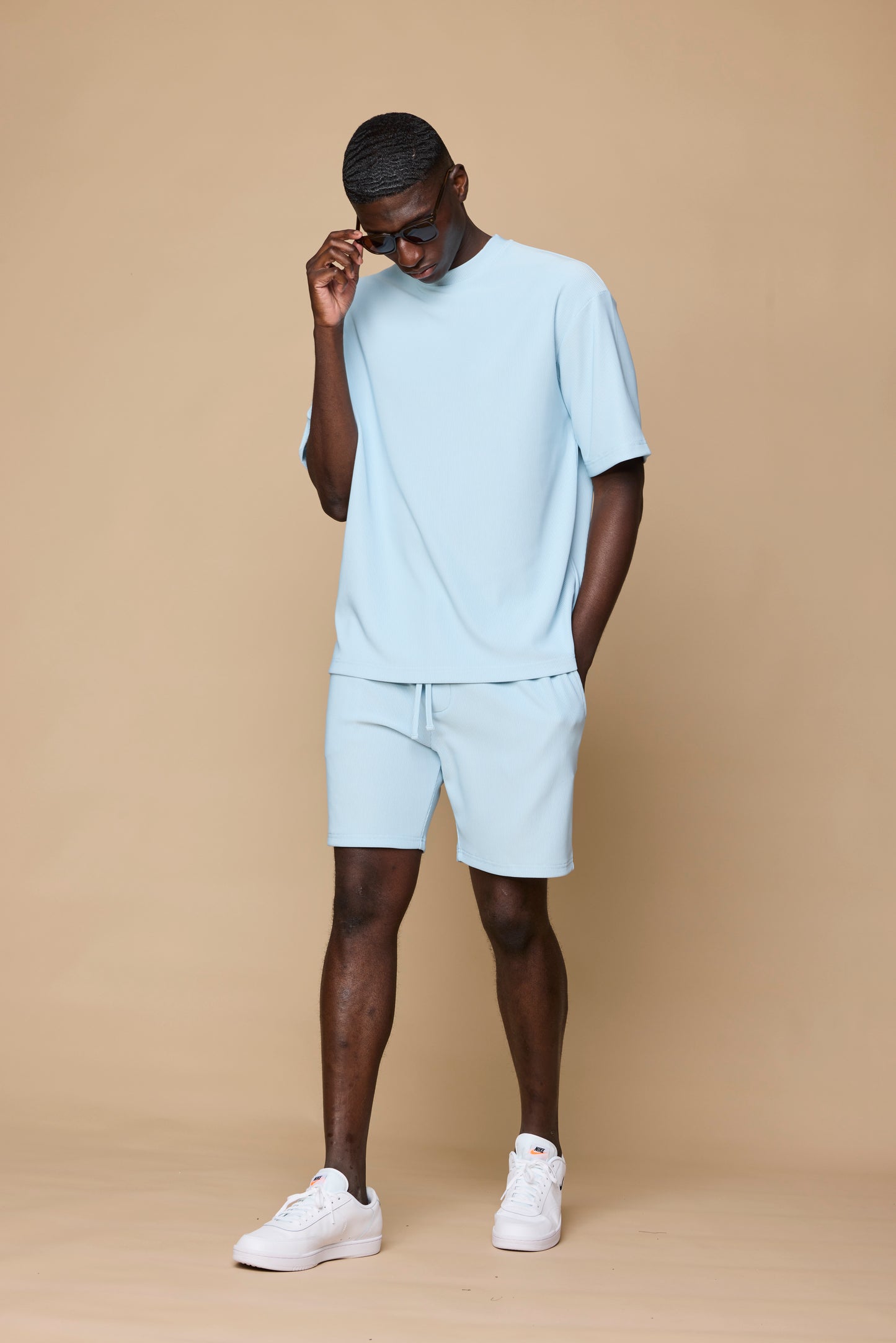 ALONZO T-SHIRT - LIGHT BLUE