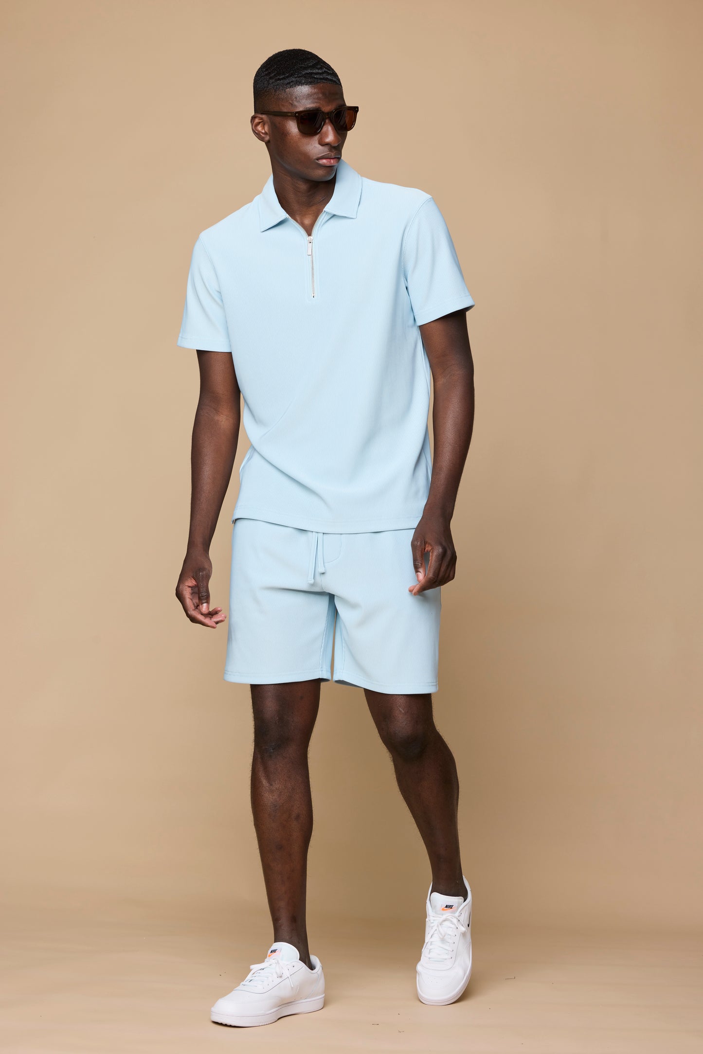 ALONZO SHORTS - LIGHT BLUE