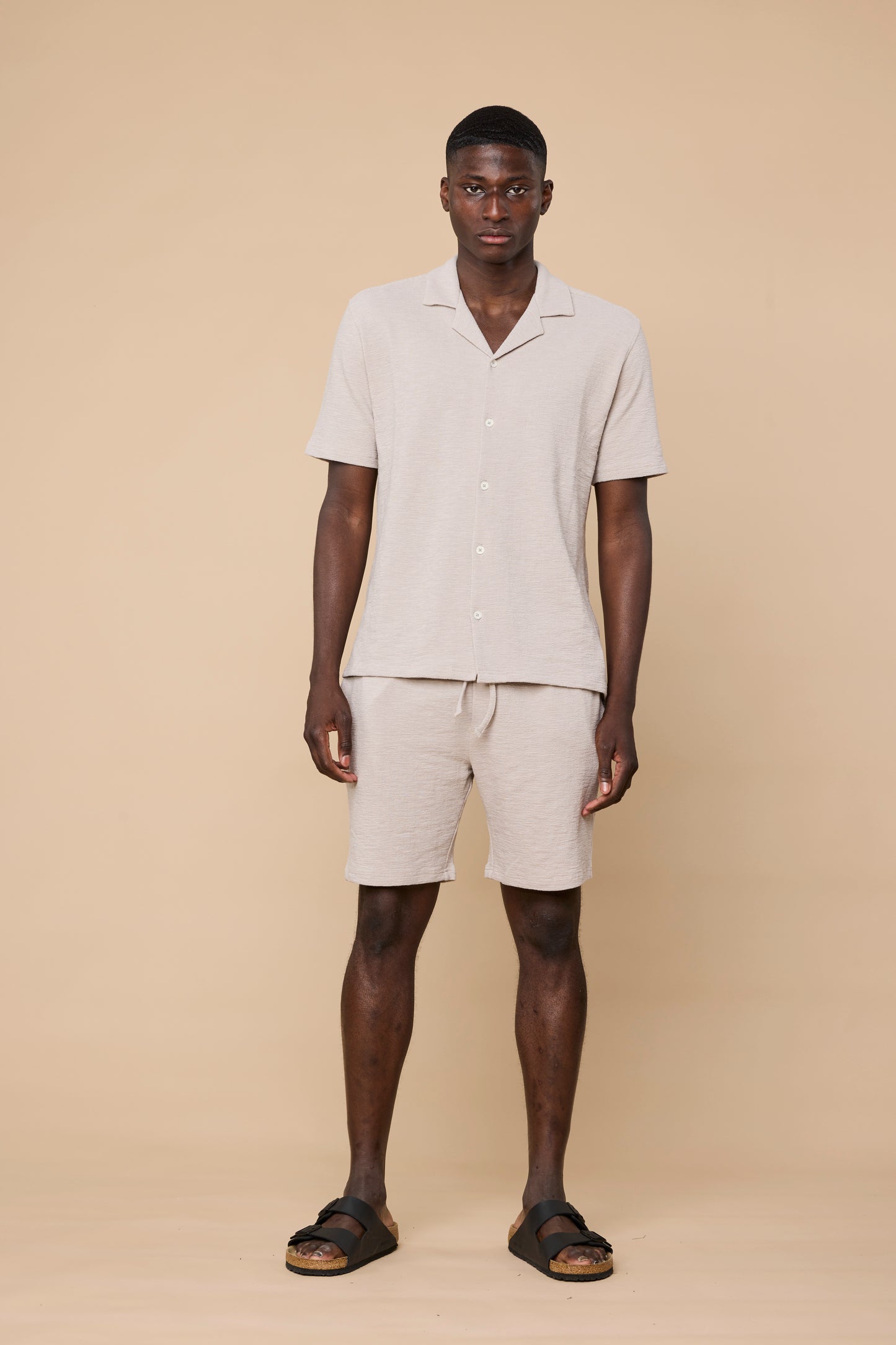 LARENZO SHIRT - LIGHT KHAKI