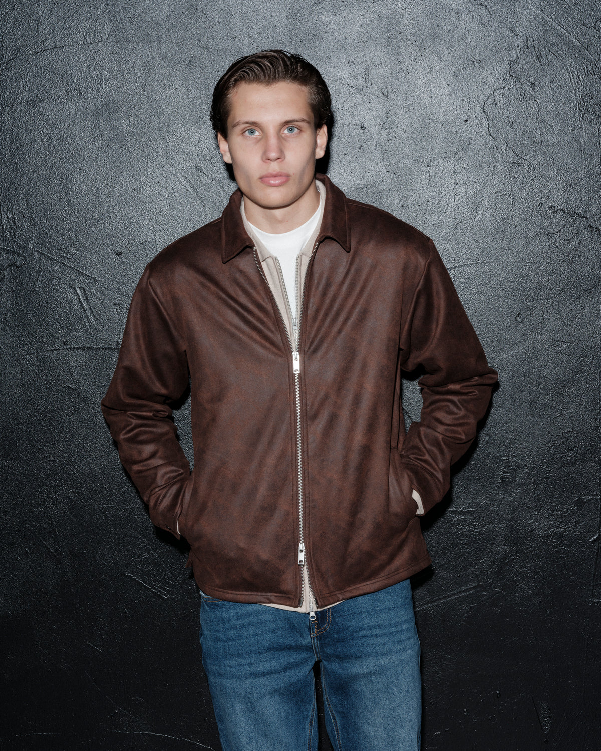 DENKI VEGAN LEATHER SHIRT