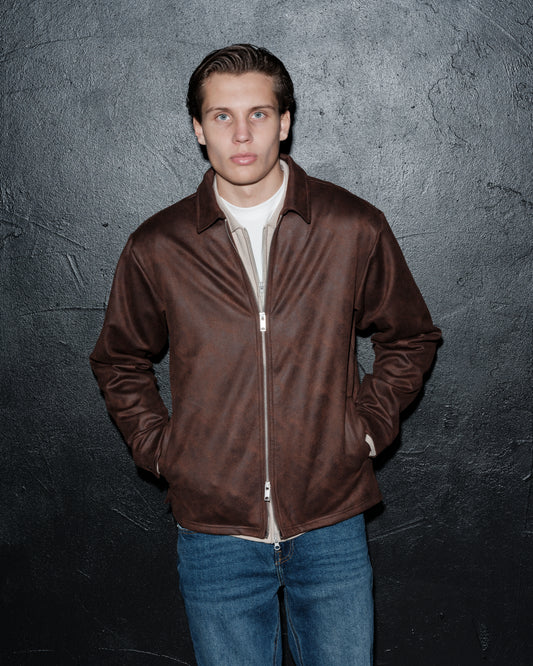 DENKI VEGAN LEATHER SHIRT