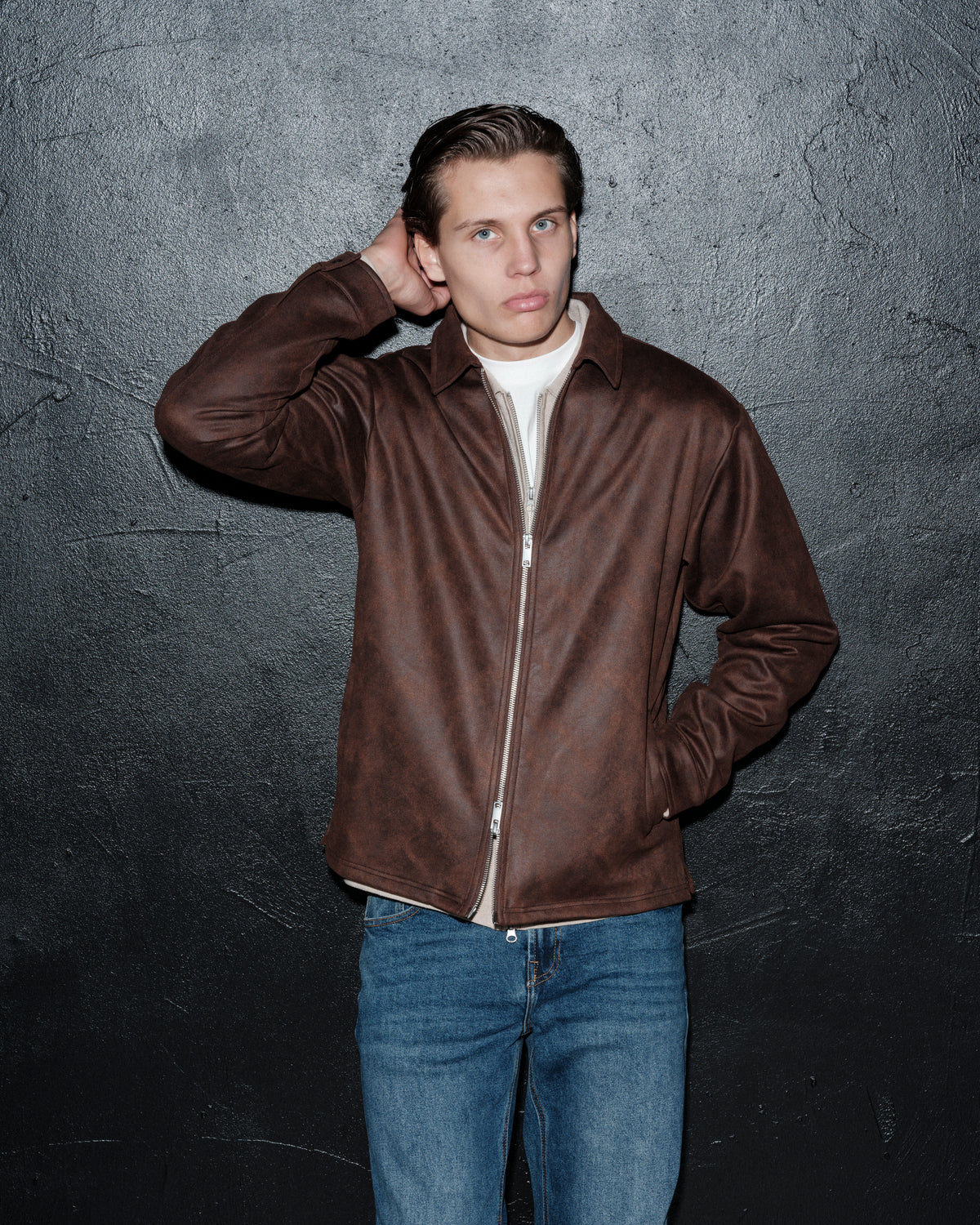 DENKI VEGAN LEATHER SHIRT