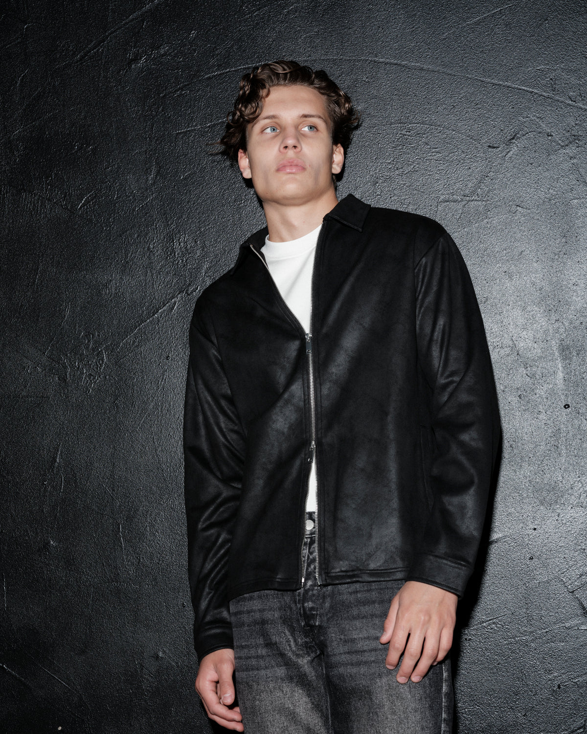 DENKI VEGAN LEATHER SHIRT