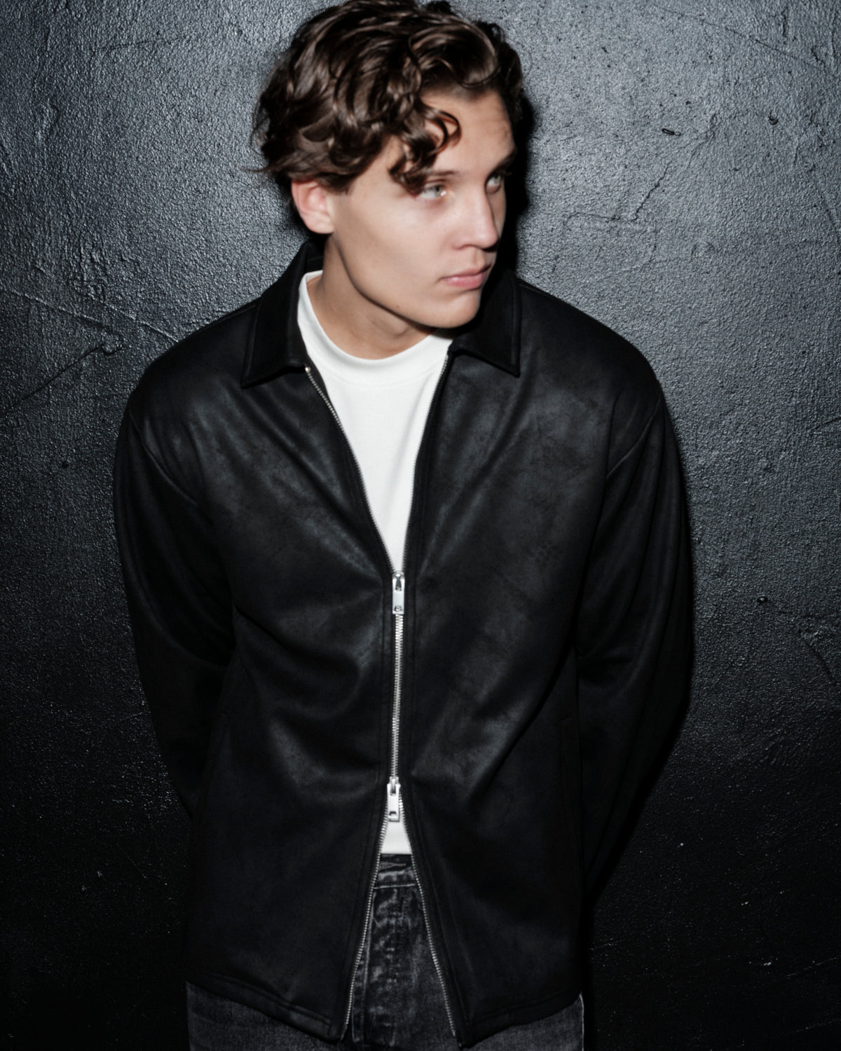 DENKI VEGAN LEATHER SHIRT