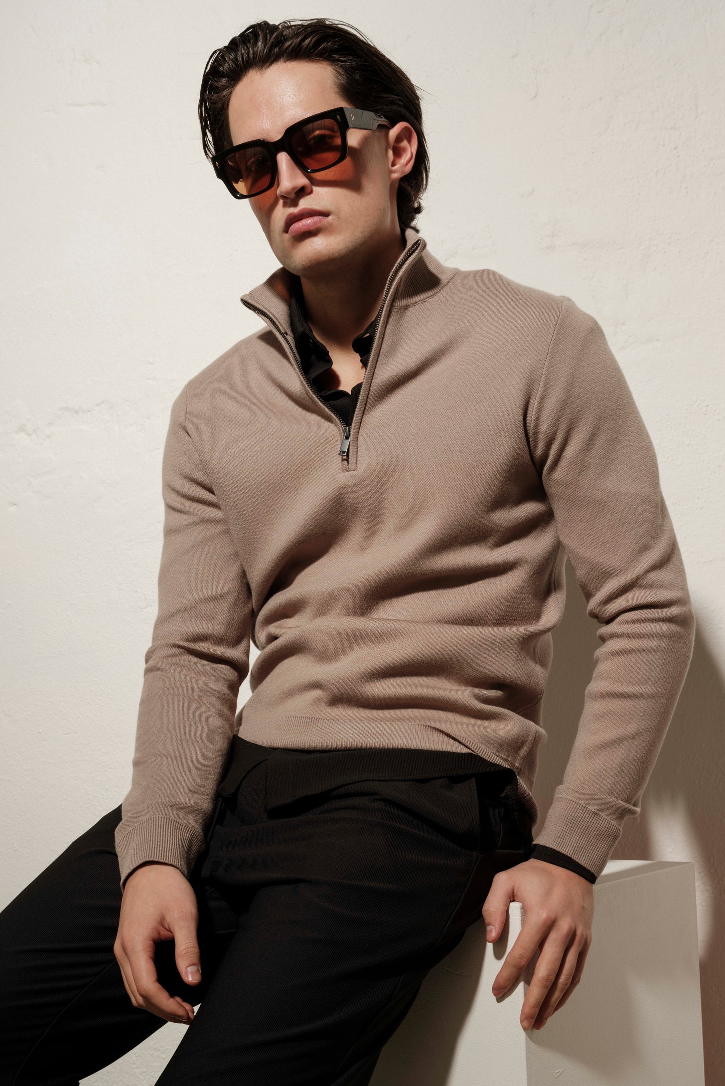 LEO HALF ZIP KNIT